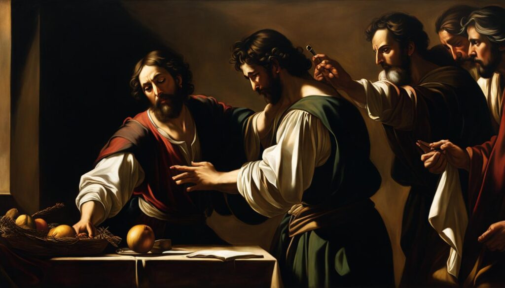 Caravaggio's masterpiece - The Calling of St. Matthew